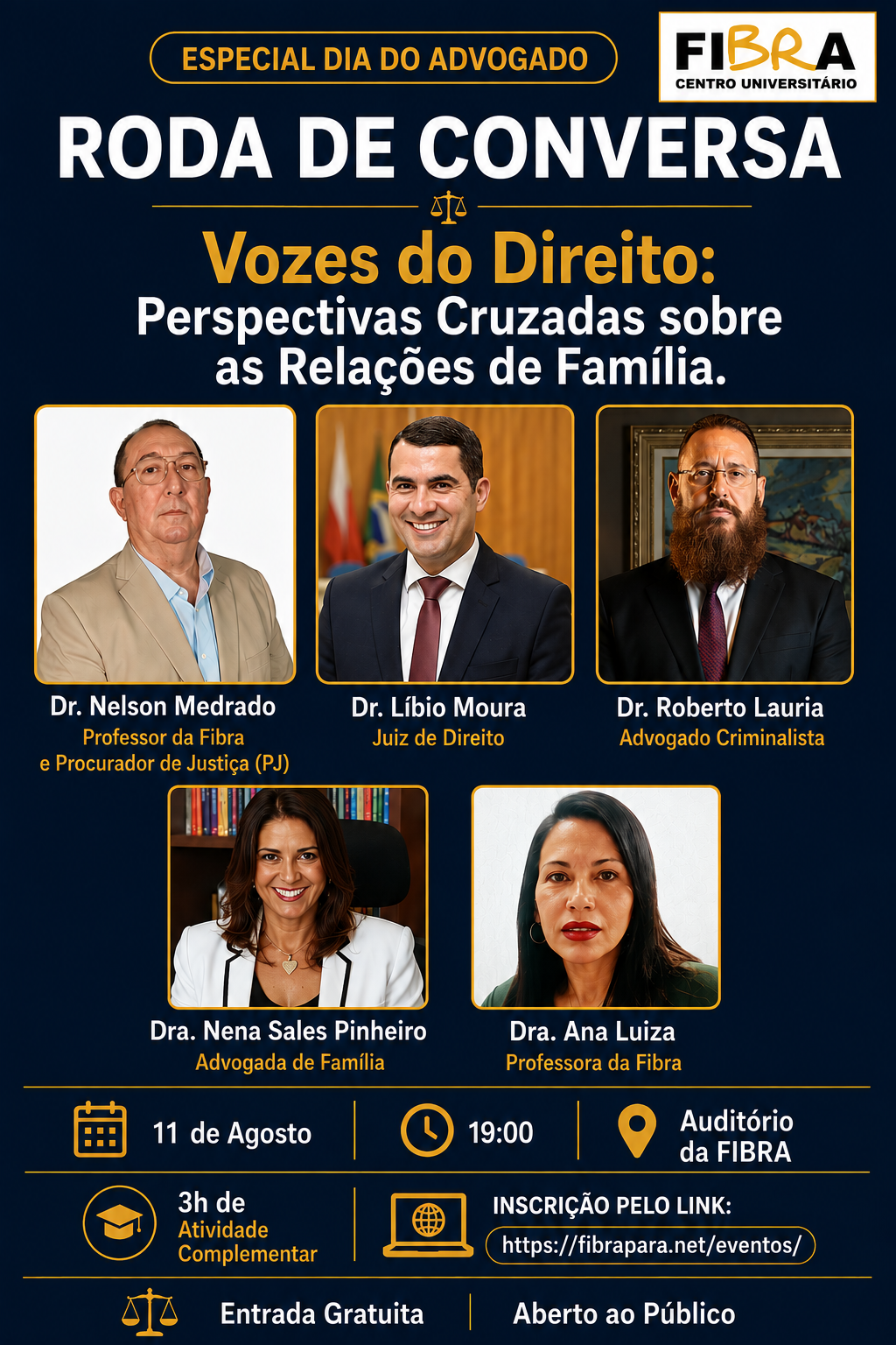 Vozes do Direito: Perspectivas cruzadas sobre as relações de família
